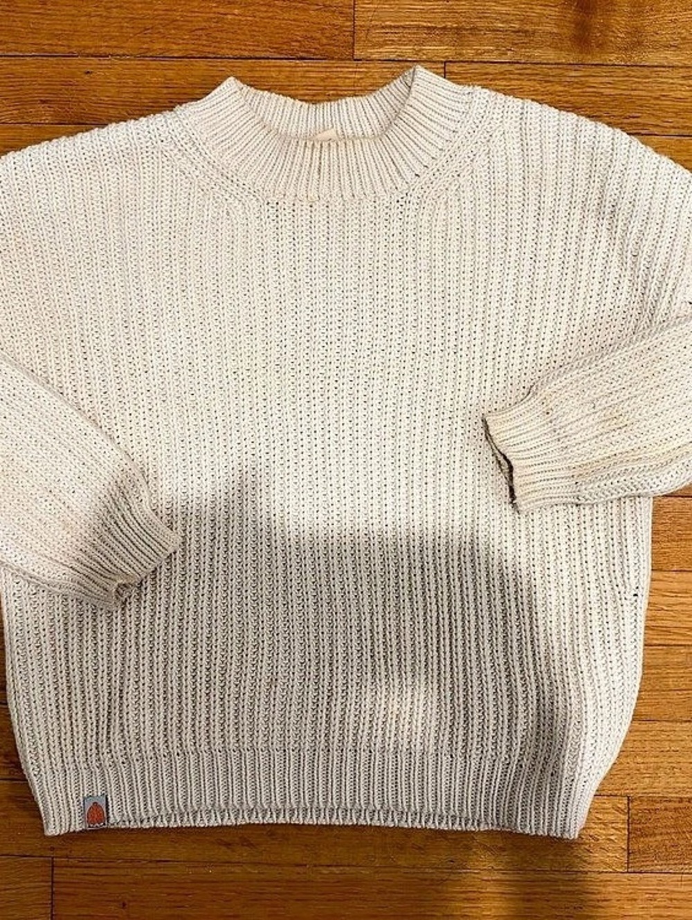 Sh*t That Knit Ribbed Crew Neck Sweater Size Medium